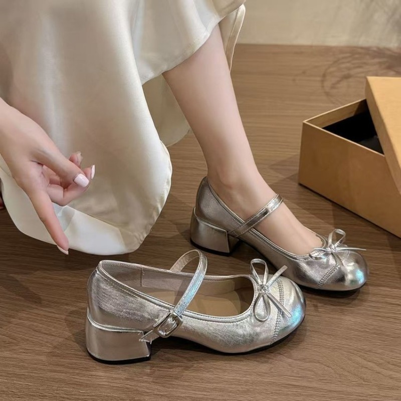 Dress Shoe Pointed - Womens Mary Jane Shoes Round Toe