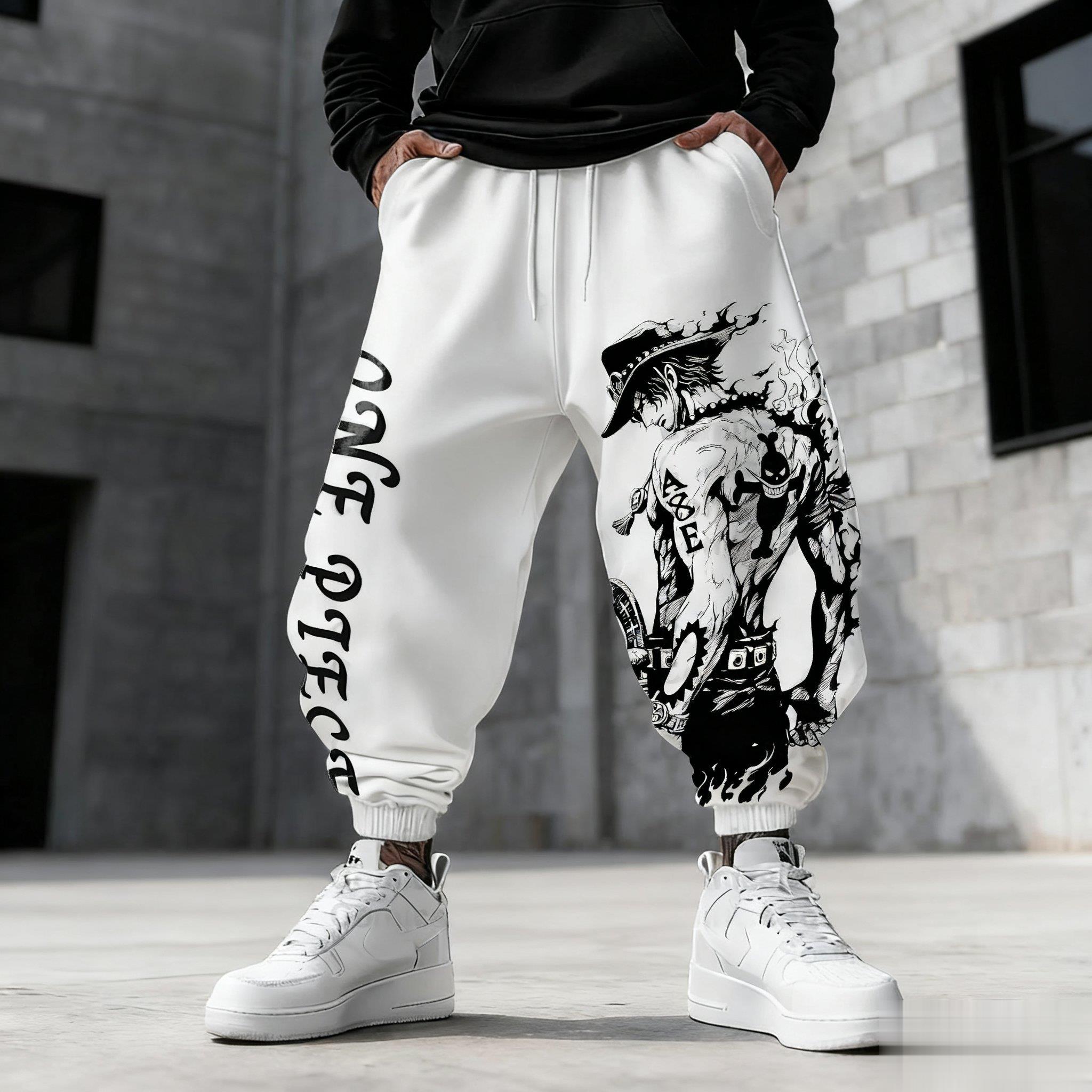 Men Shoes Japan - One Piece Luffy Mens Sweatpants Gym