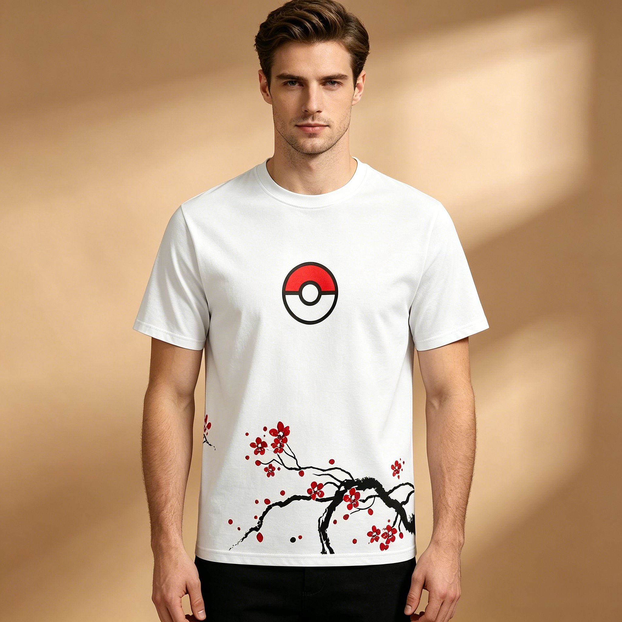 Men Shoes Models - Trendy 3D Graphic Printed T-Shirt Men