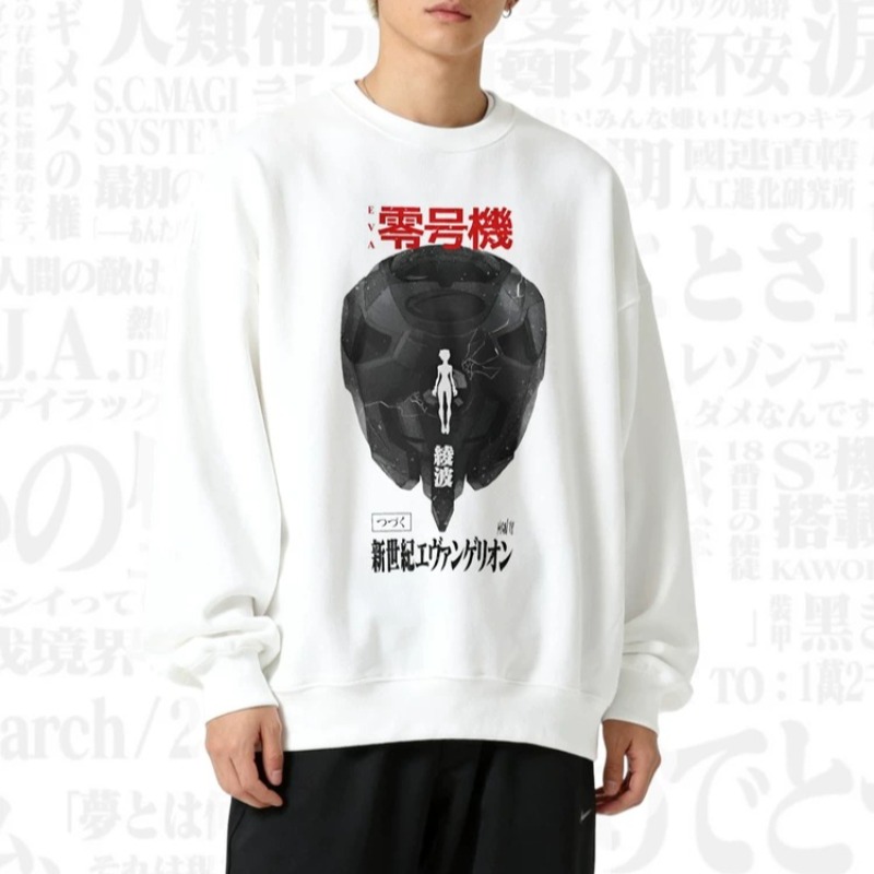 Men'S Shoes Japanese Brand - Neon Genesis Evangelion Co-branded Sweatshirt for