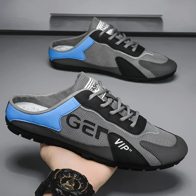 Men'S Shoes Business Casual - Men Slippers Trend Baotou Shoes for