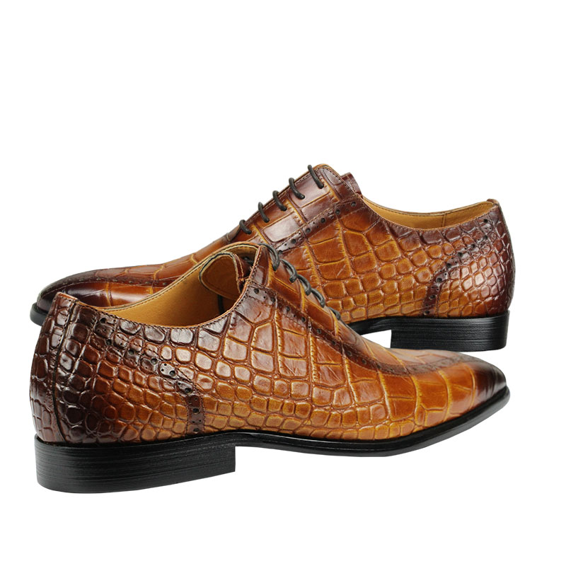 High-end Men's Dress Leather S - đánh giá và giá Men Shoes Yellow