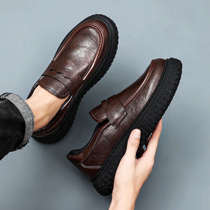 2026 New Men's Loafers Soft Le - đánh giá và giá Men'S Shoes Business Casual