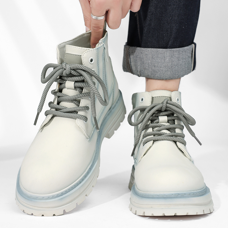 Motorcycle Work Boots Men's Or - đánh giá và giá Men Shoes Yellow