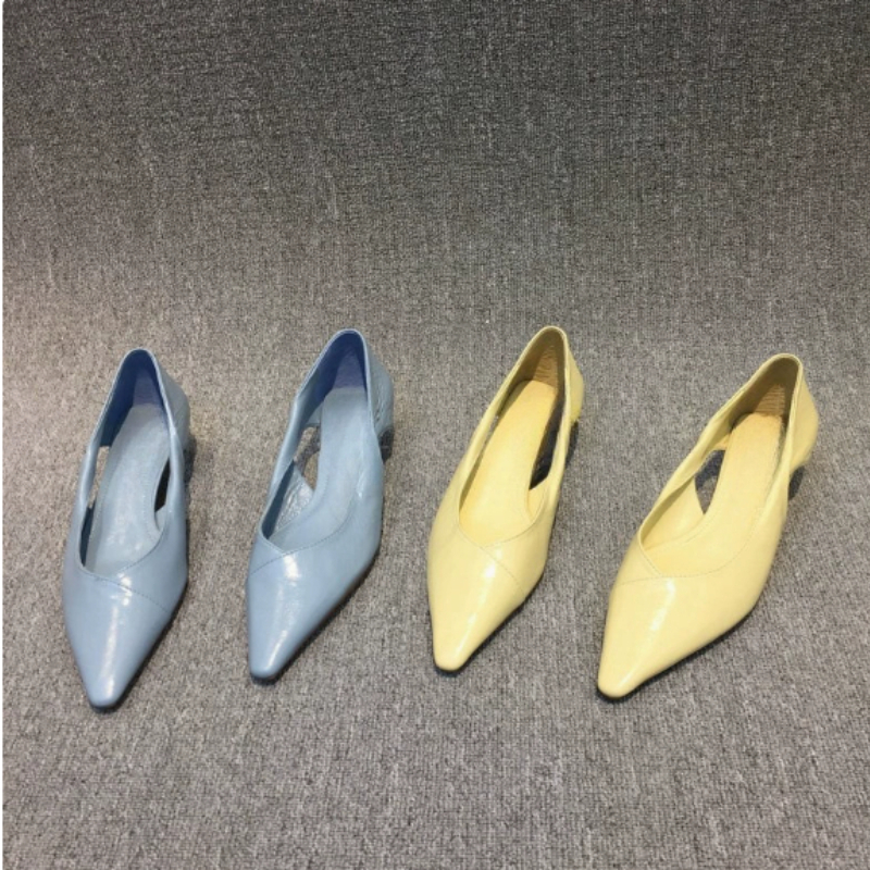 Woman Elegant French Square To - đánh giá và giá Dress Shoe Pointed