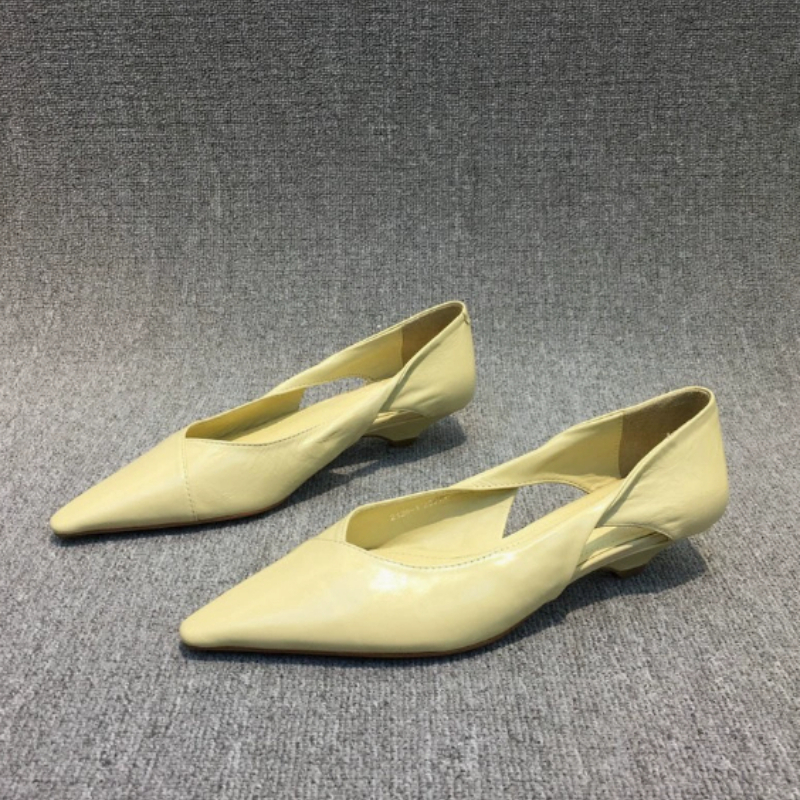 Woman Elegant French Square To - đánh giá và giá Dress Shoe Pointed