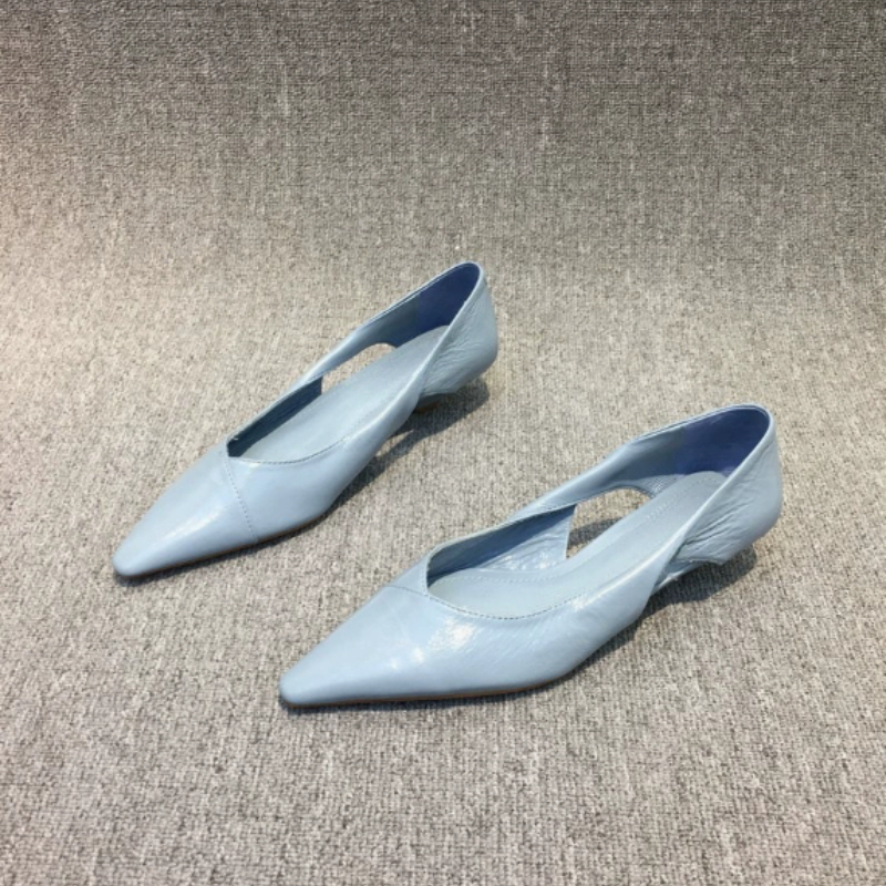 Woman Elegant French Square To - đánh giá và giá Dress Shoe Pointed