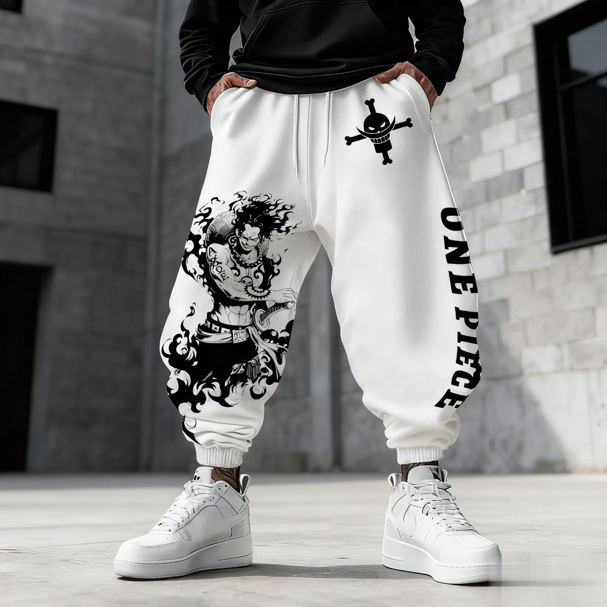 One Piece Luffy Mens Sweatpant - đánh giá và giá Men Shoes Japan
