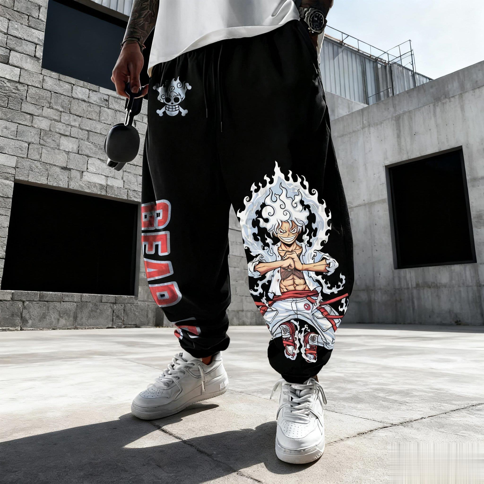 One Piece Luffy Mens Sweatpant - đánh giá và giá Men Shoes Japan