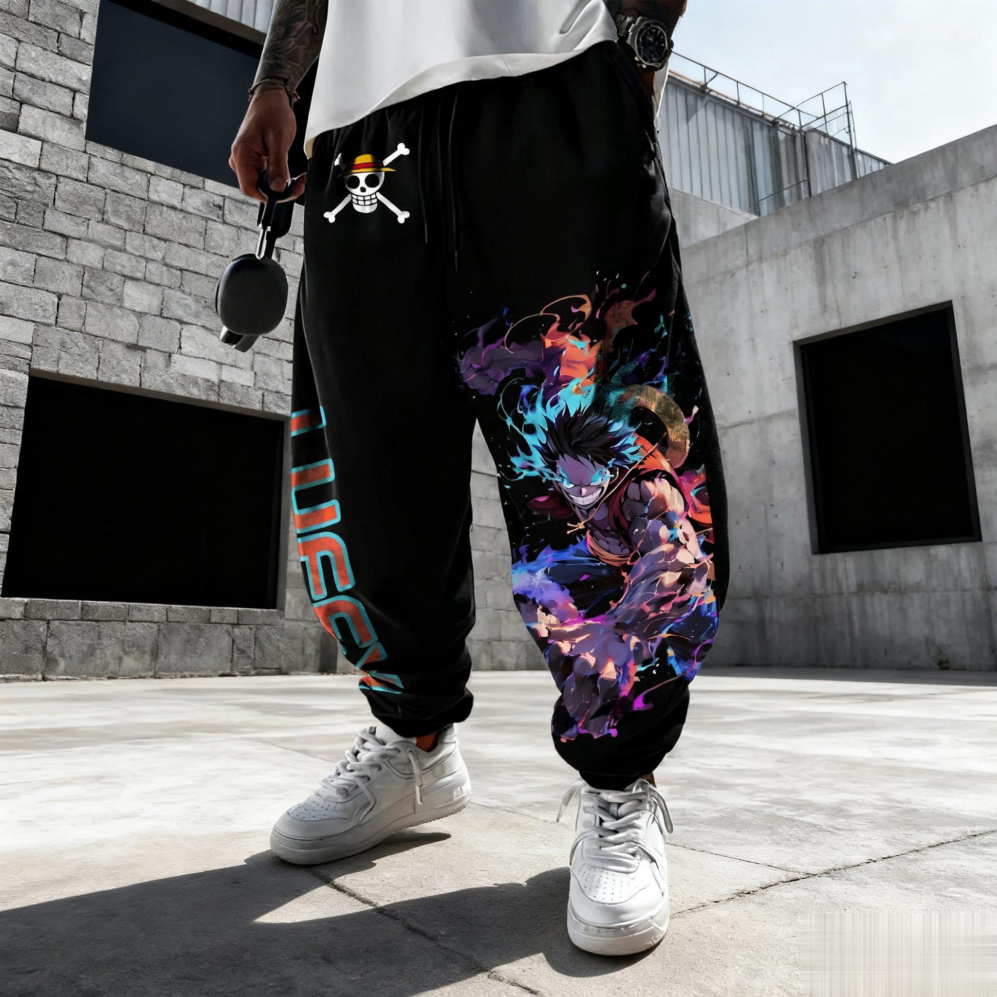 One Piece Luffy Mens Sweatpant - đánh giá và giá Men Shoes Japan