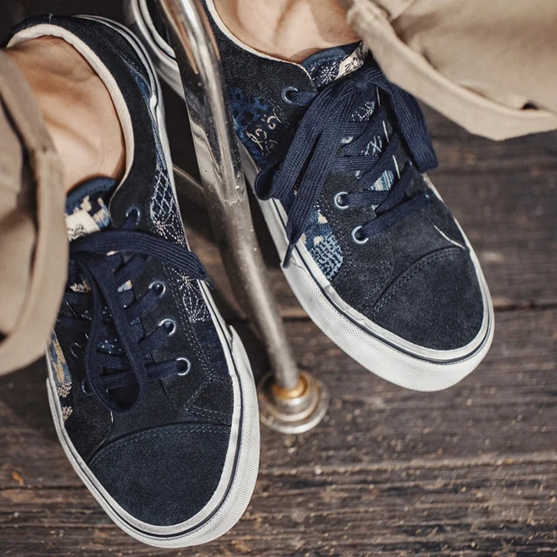 Shoes Men Japanese Retro Print - đánh giá và giá Men'S Shoes Japanese Brand