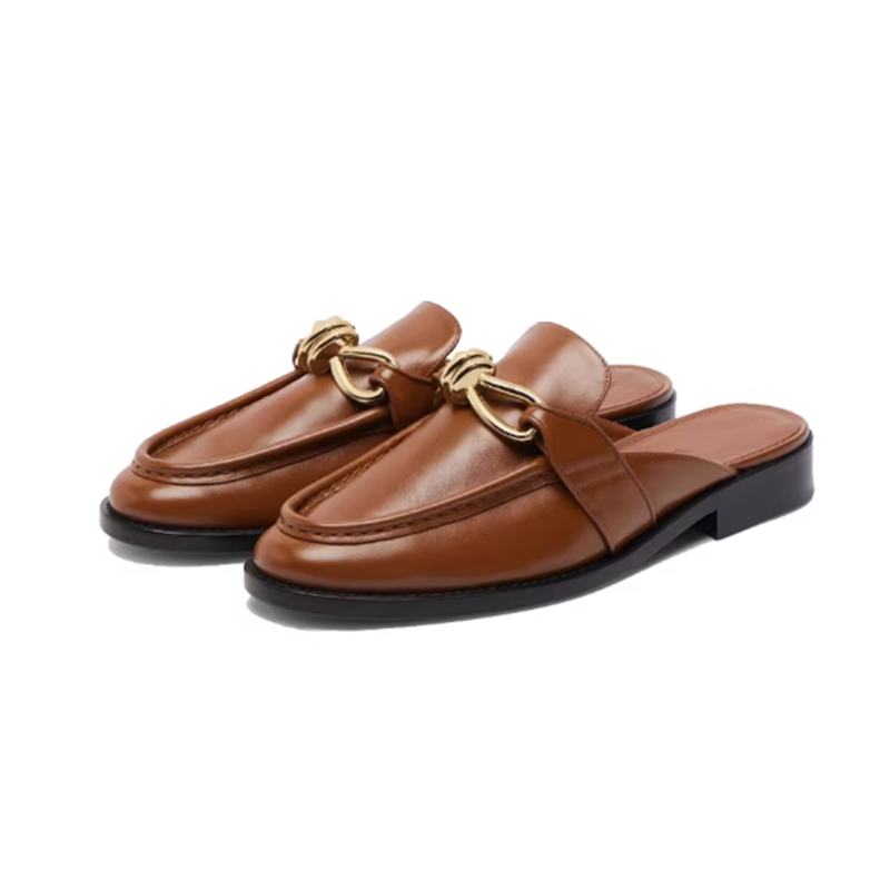 Metal Buckle Half Slippers For - đánh giá và giá Men'S Shoes Business Casual