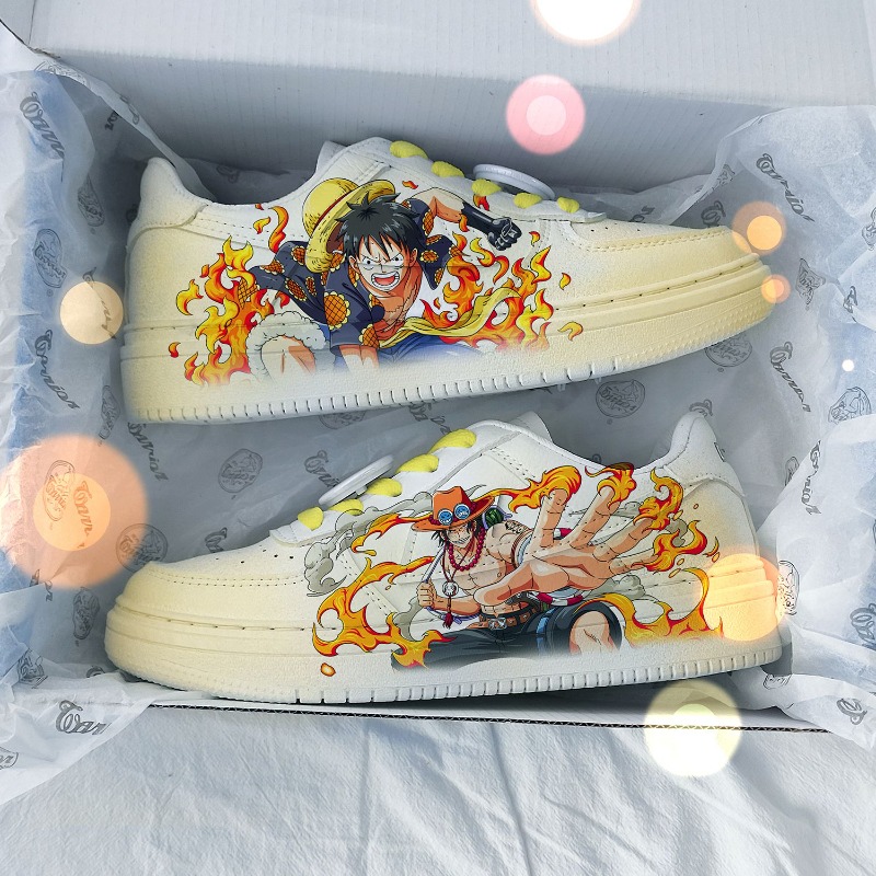 One Piece Cartoon Flying Zoro  - đánh giá và giá Men Shoes Models