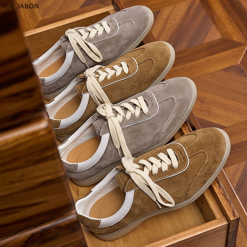 Brown Retro Genuine Leather me - đánh giá và giá Men Shoes Trainers