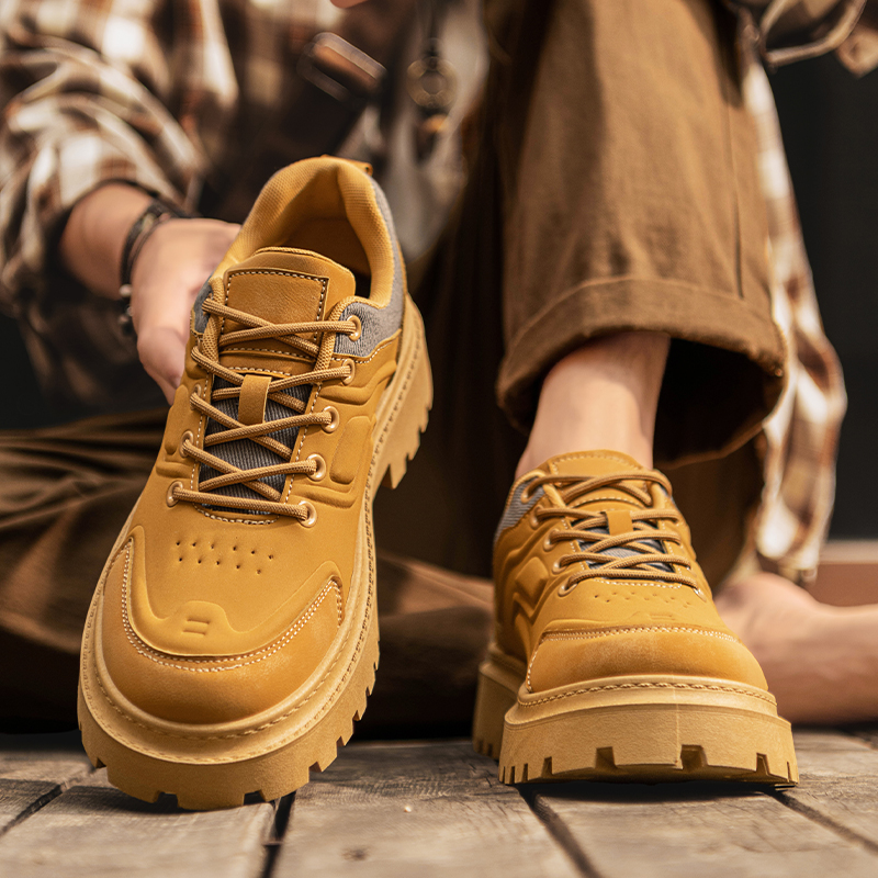 2025 Men's Autumn New Fashion  - đánh giá và giá Men Shoes Yellow