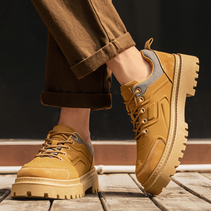 2025 Men's Autumn New Fashion  - đánh giá và giá Men Shoes Yellow