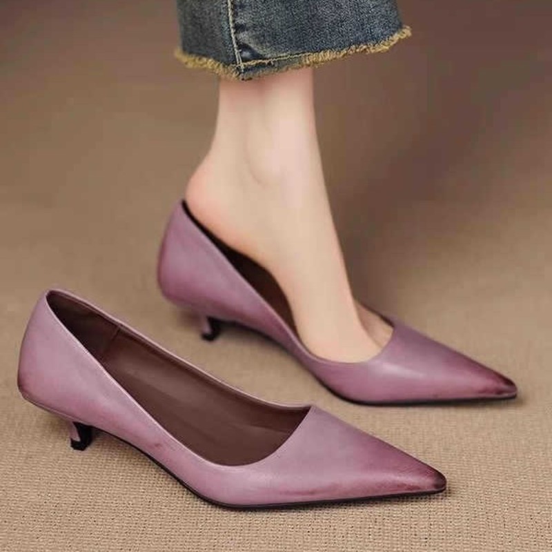 2026 New Soft Leather French S - đánh giá và giá Dress Shoe Pointed