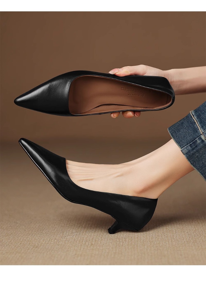 2026 New Soft Leather French S - đánh giá và giá Dress Shoe Pointed