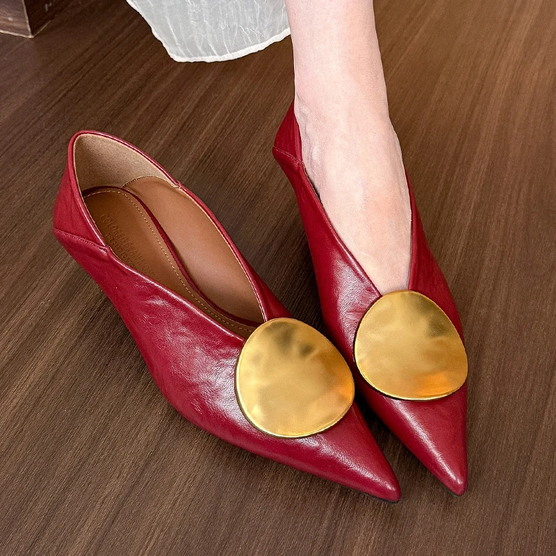 Luxury Women Metal Buckle Desi - đánh giá và giá Dress Shoe Pointed