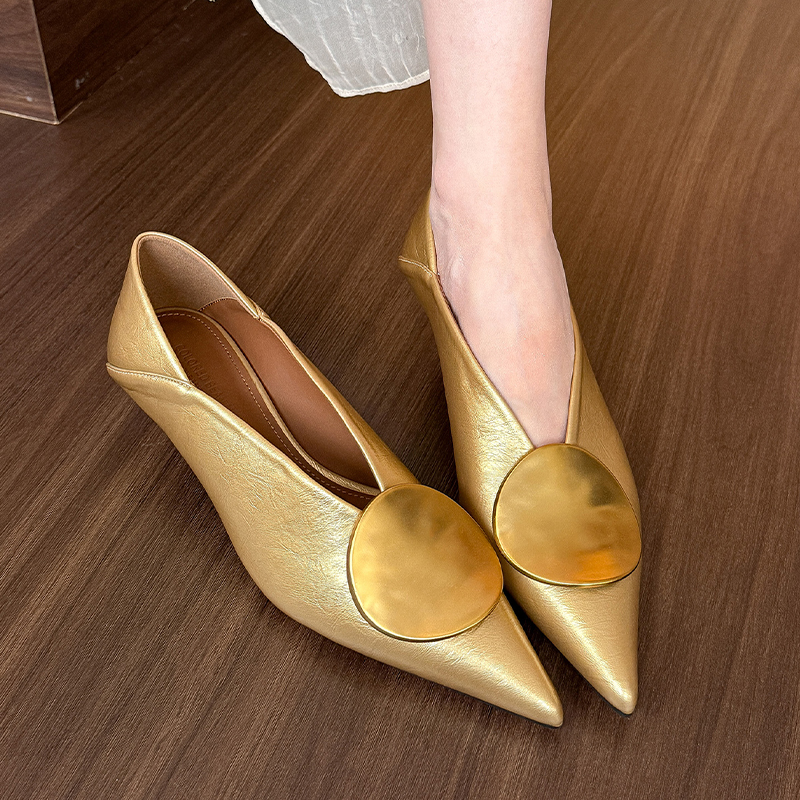Luxury Women Metal Buckle Desi - đánh giá và giá Dress Shoe Pointed
