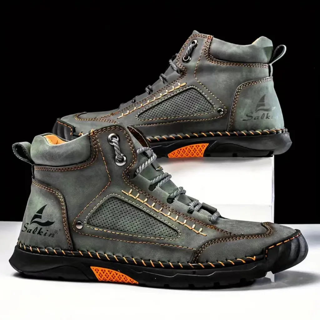 Men's Hand-stitched Boots Plus - đánh giá và giá Men Shoes Ecco