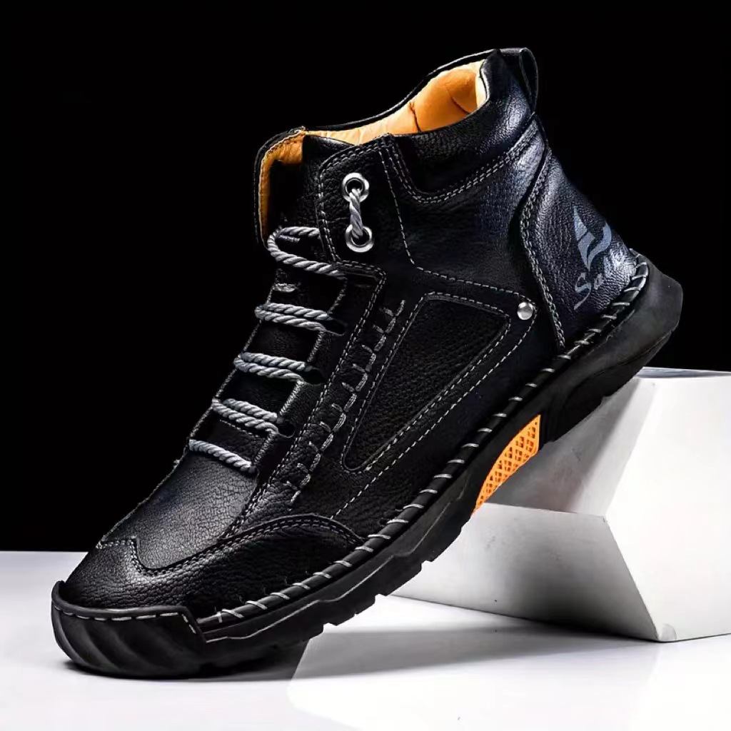 Men's Hand-stitched Boots Plus - đánh giá và giá Men Shoes Ecco