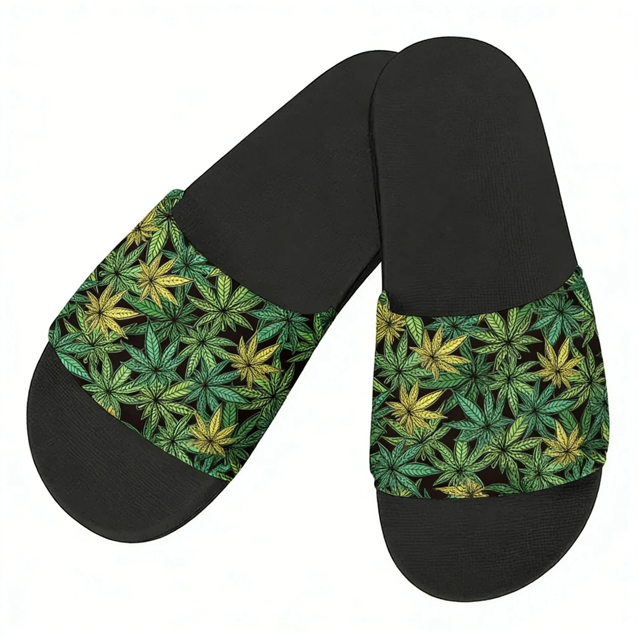 Leaf Weed Rasta Marijuana Red  - đánh giá và giá Men Shoes Yellow