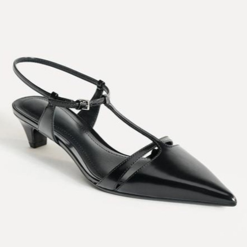 Patent Leather Kitten Heel Wom - đánh giá và giá Dress Shoe Pointed