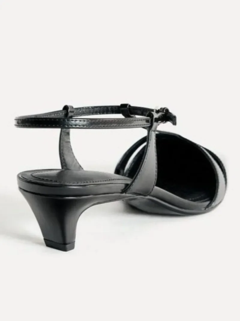 Patent Leather Kitten Heel Wom - đánh giá và giá Dress Shoe Pointed