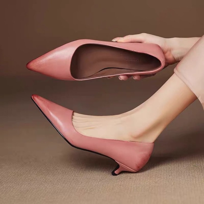 Sexy Pink Thin High Heels Pump - đánh giá và giá Dress Shoe Pointed
