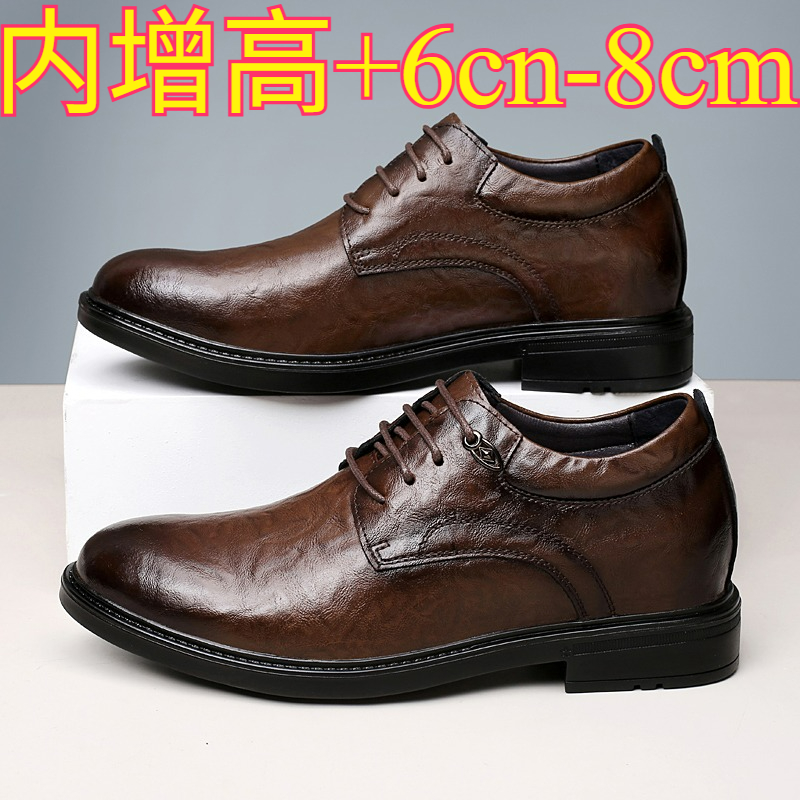 Leather Casual Elevator Shoes  - đánh giá và giá Men'S Shoes Business Casual